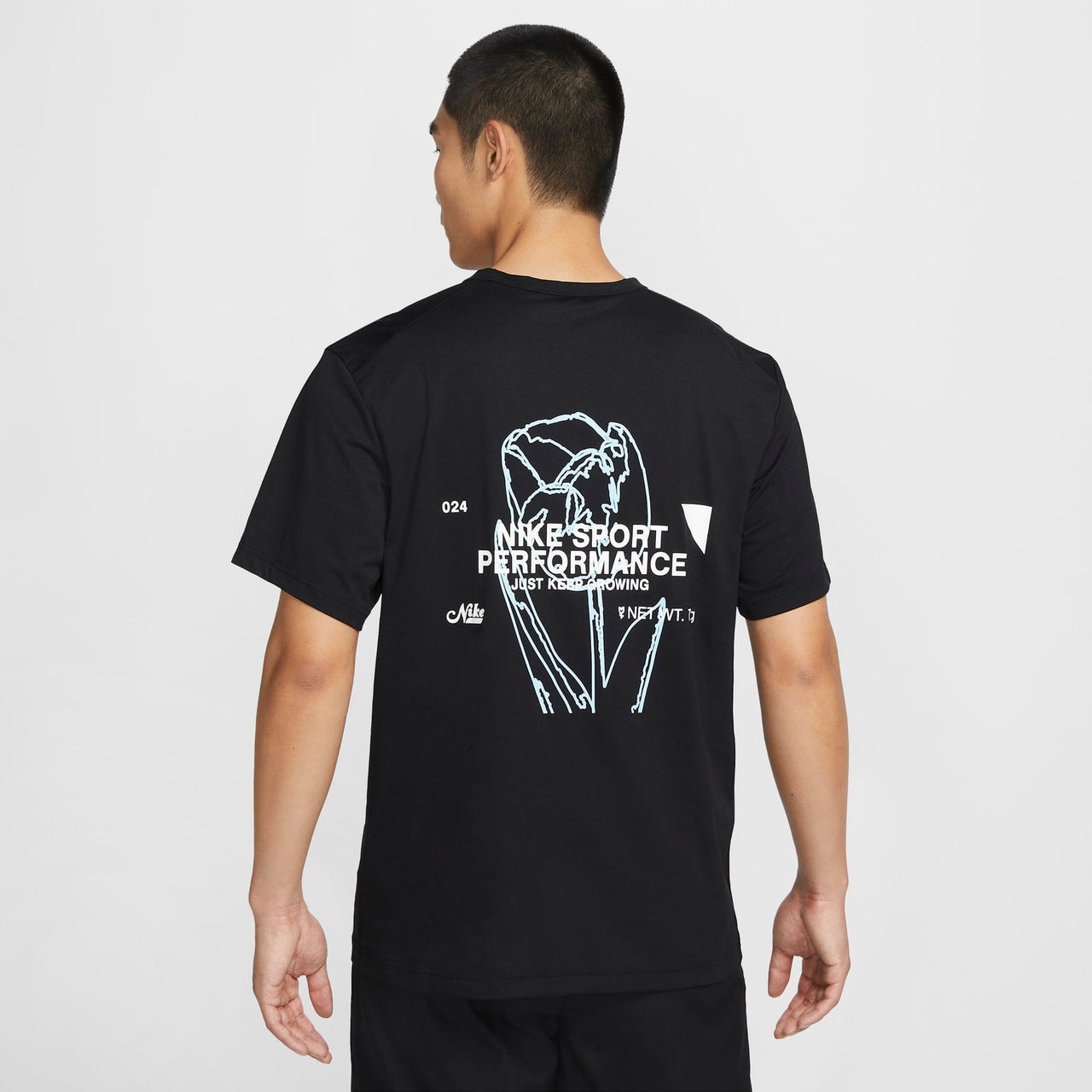 Nike Dri-Fit UV Hyverse Fitness T-Shirt 'Black' FN3280-010