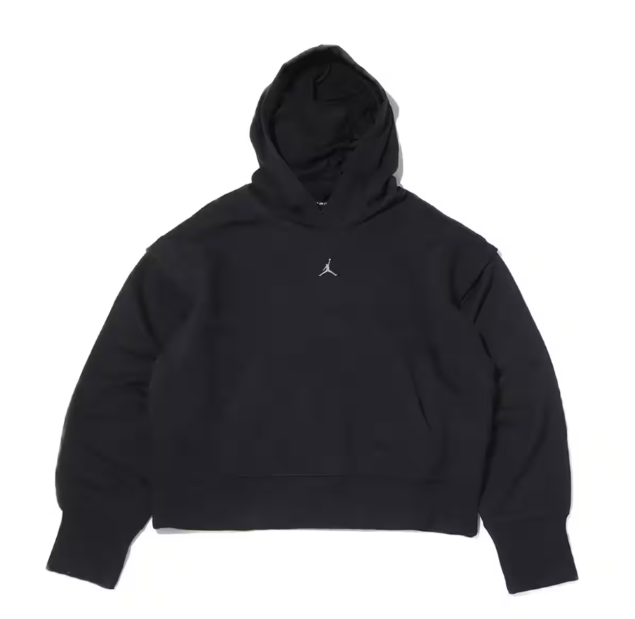 (WMNS) Air Jordan Sport Fleece Hoodie Asia Sizing 'Black' FB4610-010