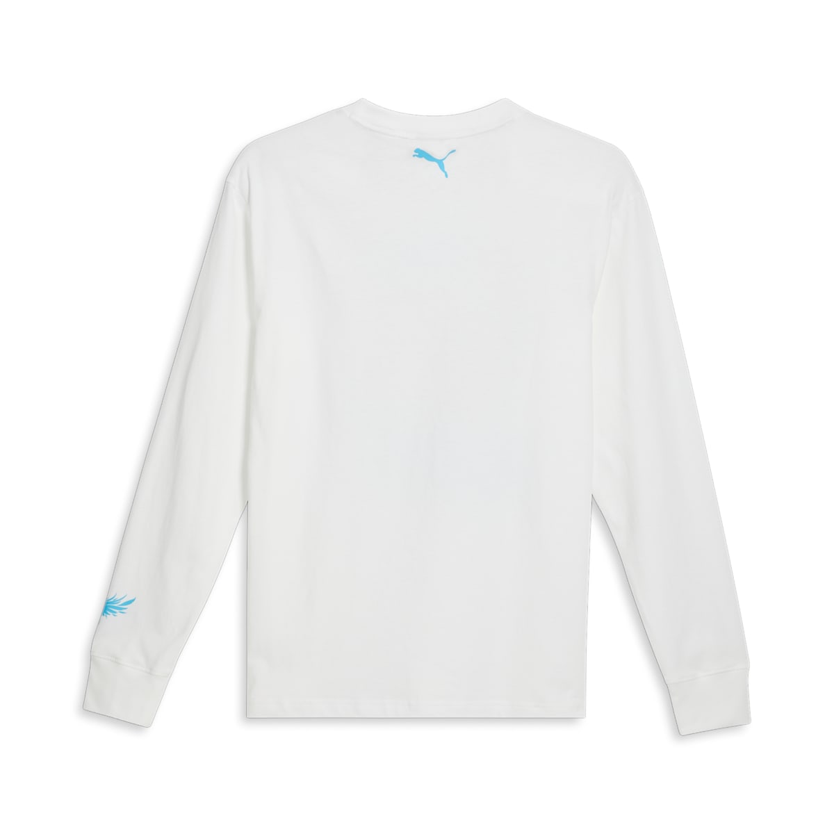 PUMA x MELO Blue Hive Long Sleeve Basketball T-shirt 'White' 625147-01