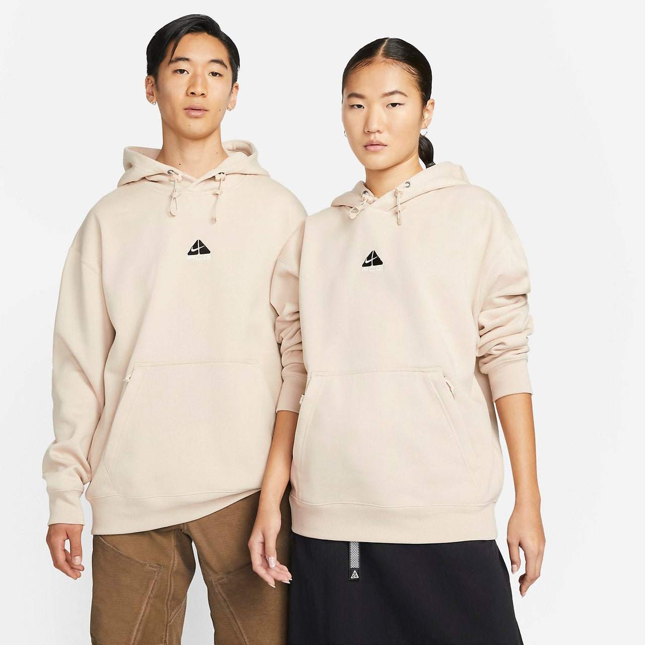 Nike ACG Therma-Fit Pullover Fleece Hoodie Asia Sizing 'Sanddrift' DH3088-126