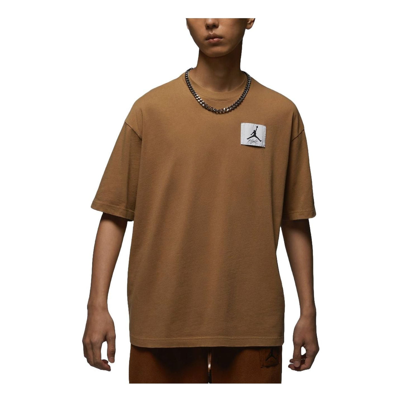 Air Jordan Flight Essential Oversized T-shirt Asia Sizing 'Brown' DZ0605-231