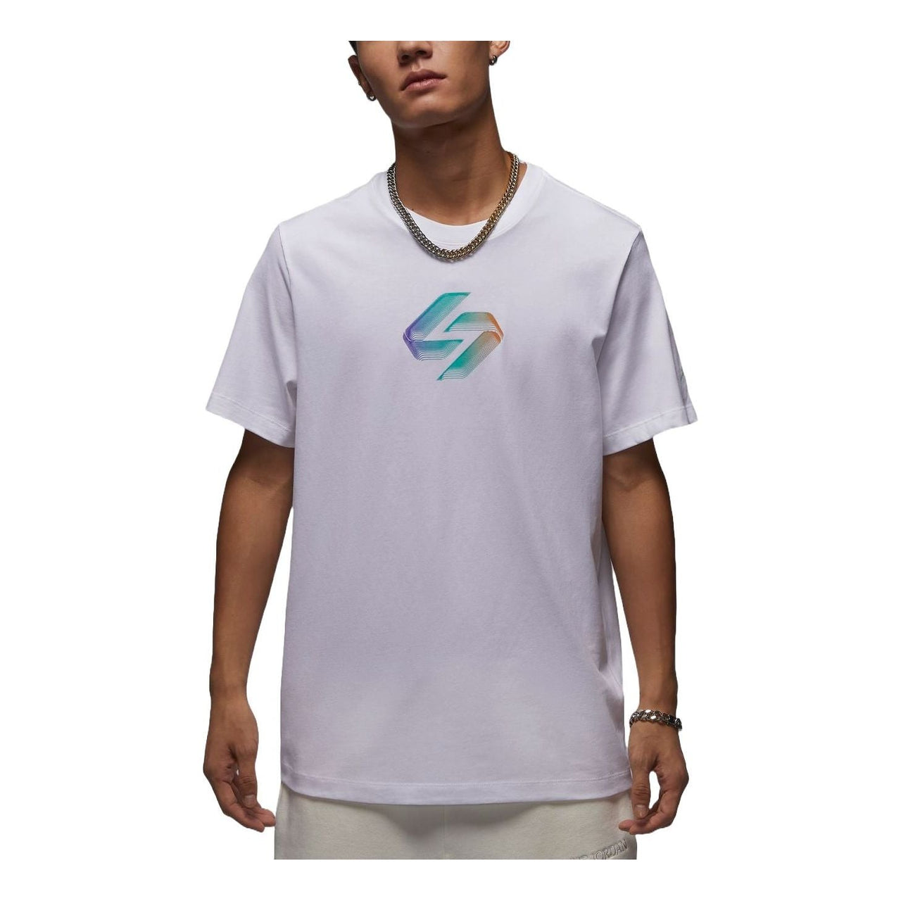 Air Jordan Luka Graphic T-Shirt Asia Sizing 'White' HF8087-100