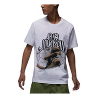 Air Jordan Sport Dri-FIT Graphic T-shirt Asia Sizing 'White' FN6017-100