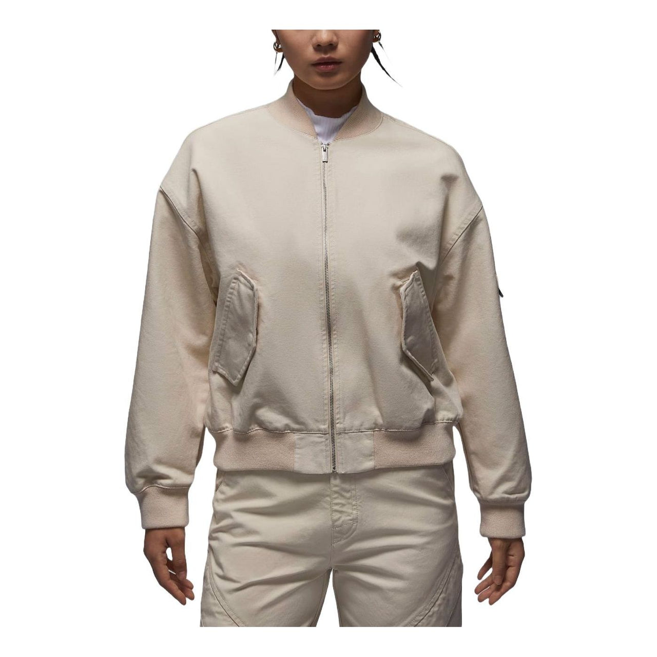 (WMNS) Air Jordan Renegade Jacket Asia Sizing 'Light Brown' FV7147-203