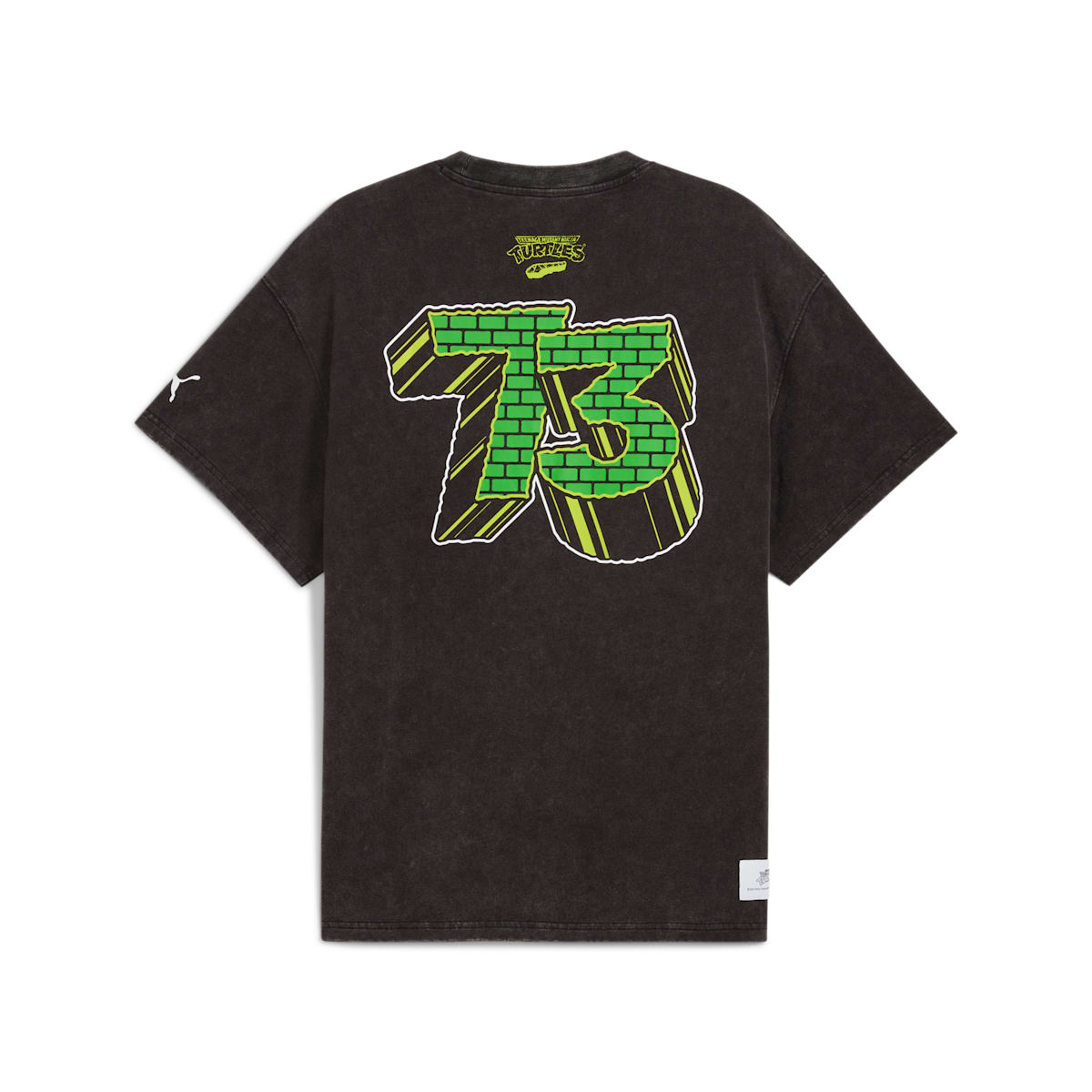 PUMA x TMNT Basketball T-shirt 'Washed Black' 633559-01