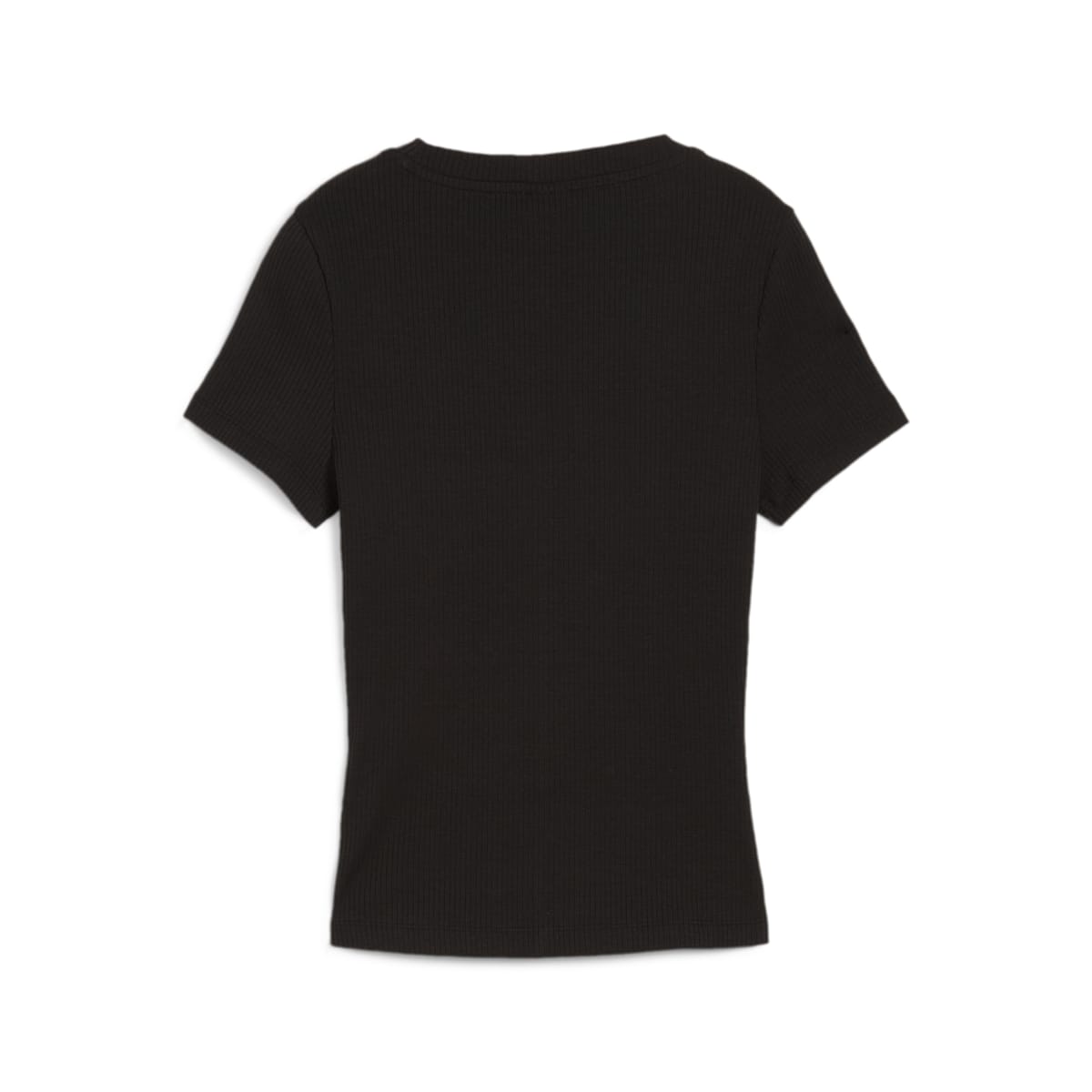 (WMNS) PUMA Classics Ribbed Slim T-Shirt 'Black' 626629-01