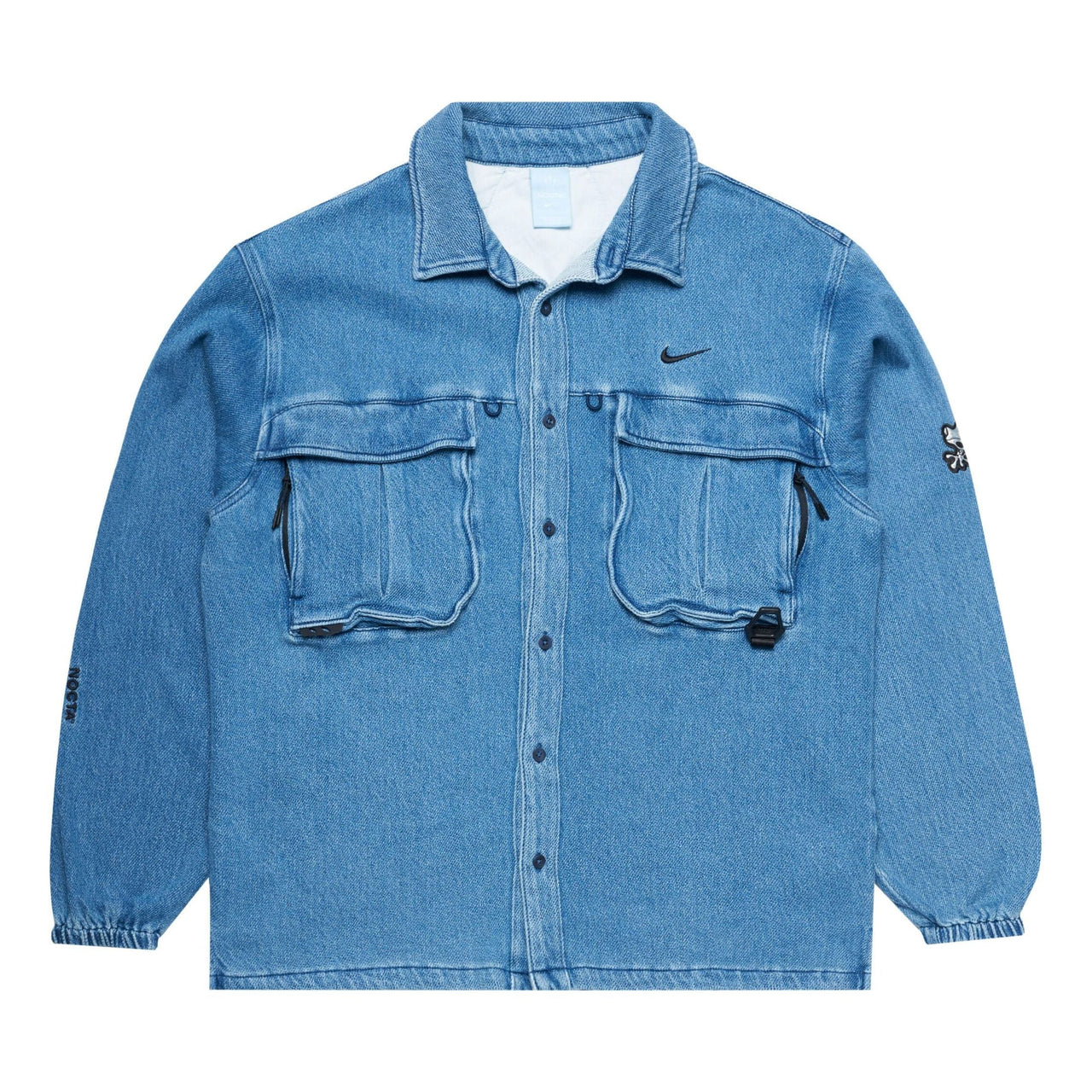 Nike x NOCTA Opal Button-Down Denim Shirts 'Blue Denim' FZ3260-486