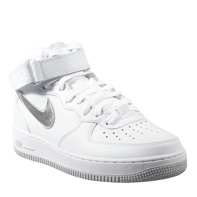 Nike Air Force 1 Mid '07 'White Silver' 315123-109
