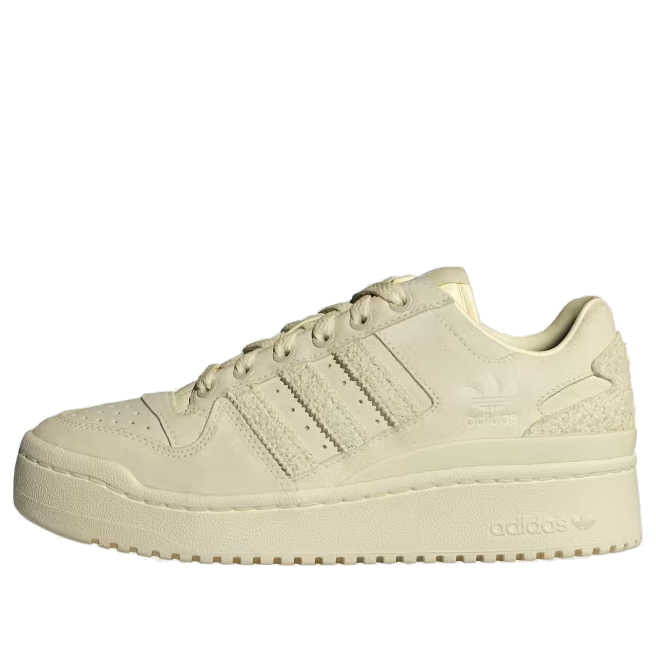 (WMNS) adidas Forum Bold Stripes 'Yellow Beige' ID3154