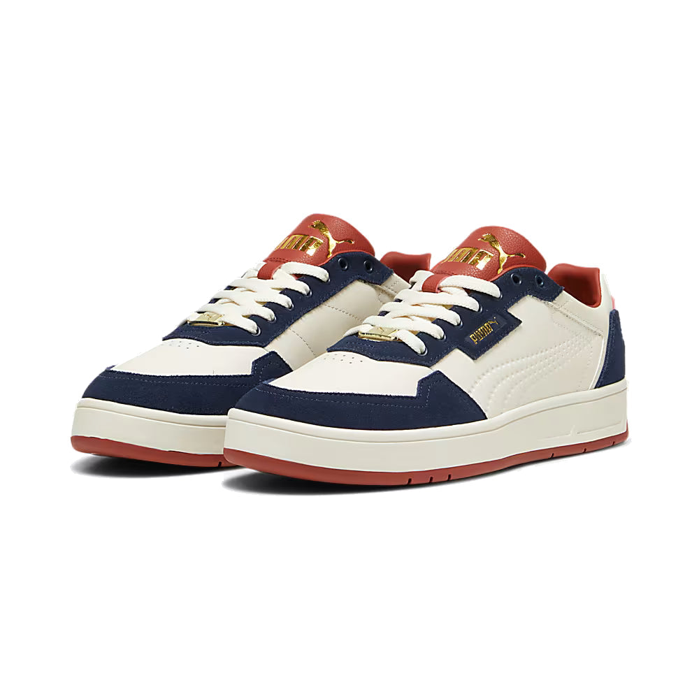 PUMA Court Classic Lux SD 'White Navy' 395087-05