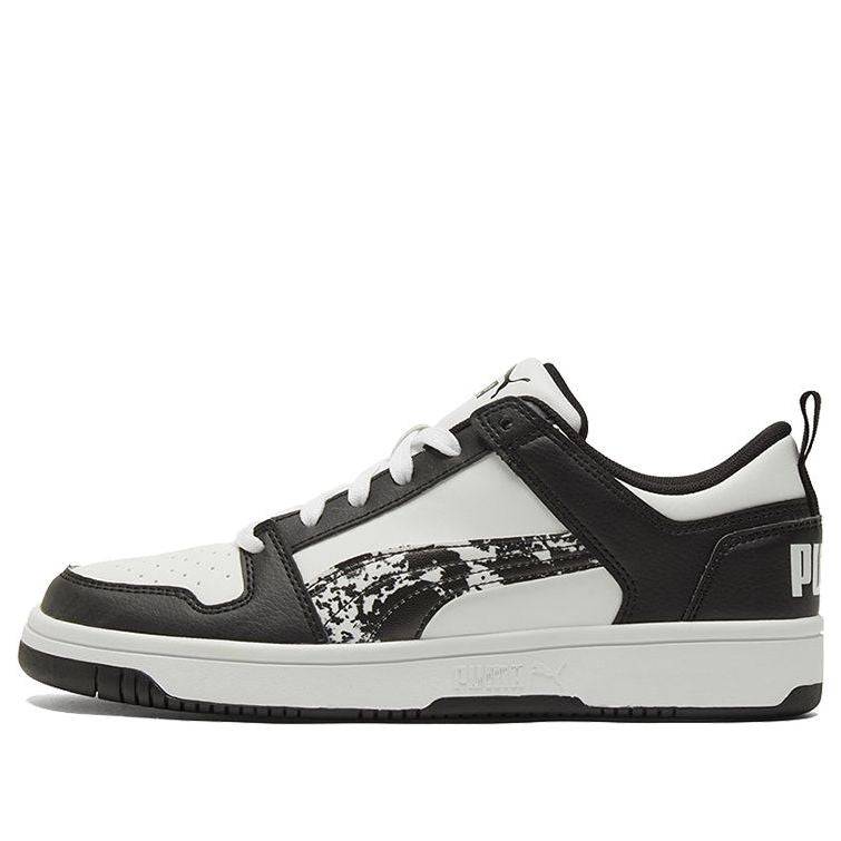 PUMA Rebound LayUp Low 'Black White Camo' 368876-01