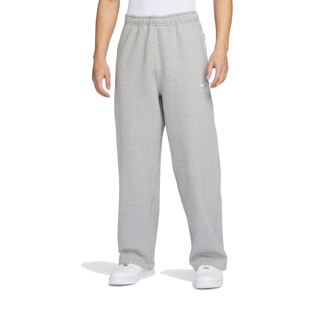 Nike Sportswear Swoosh Open-Hem Sweatpants 'Grey' FN3343-063