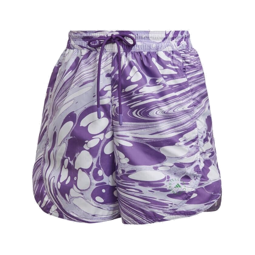 (WMNS) adidas by Stella McCartney TruePurpose Printed training shorts 'Purple White' HG6883