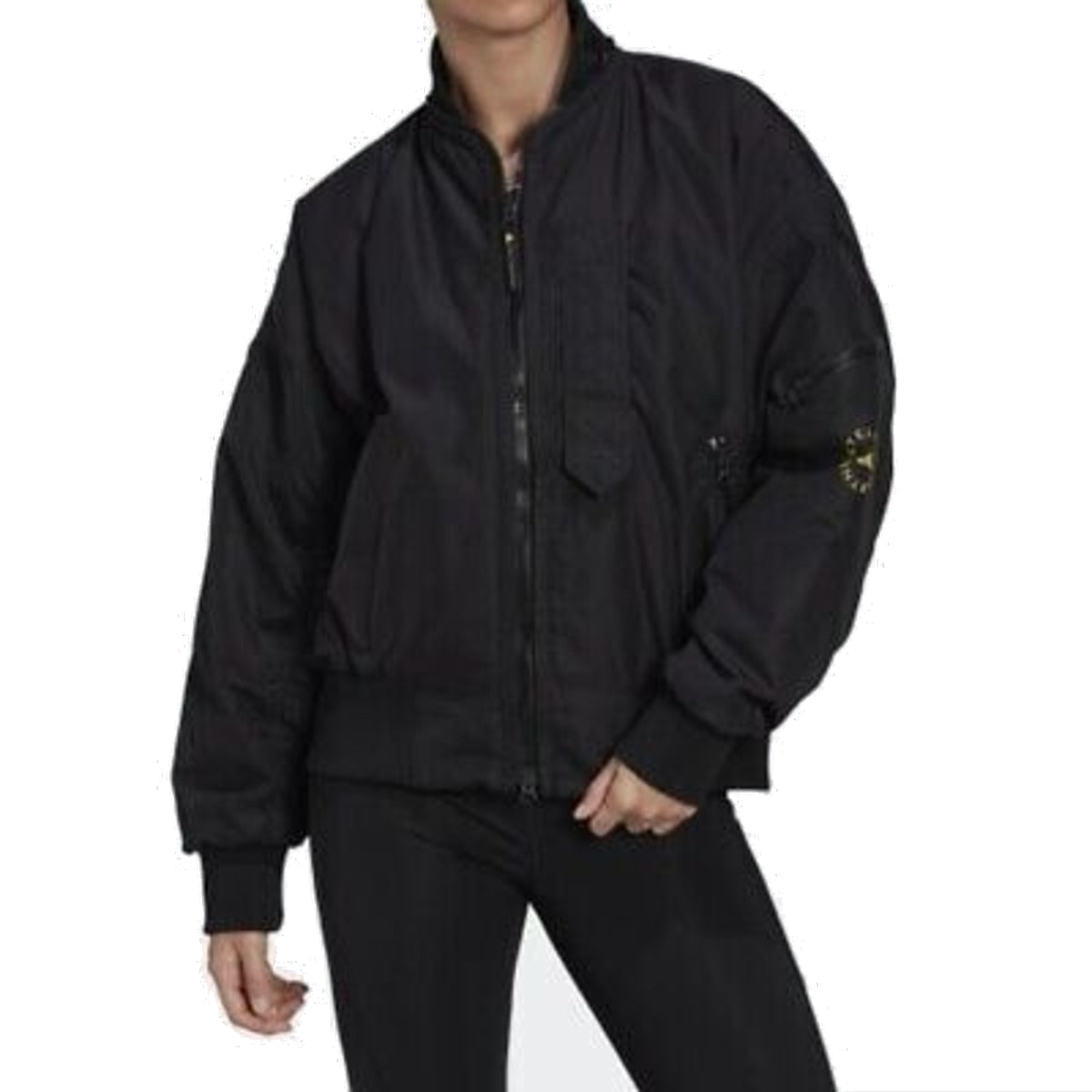 (WMNS) adidas by Stella McCartney Woven Bomber Jacket 'Black' HG6887