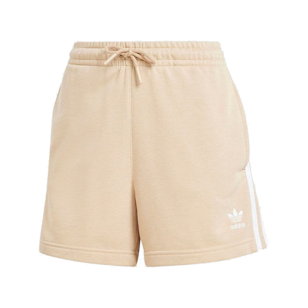 (WMNS) adidas Adicolor 3-Stripes French Terry Shorts 'Beige White' IY2159