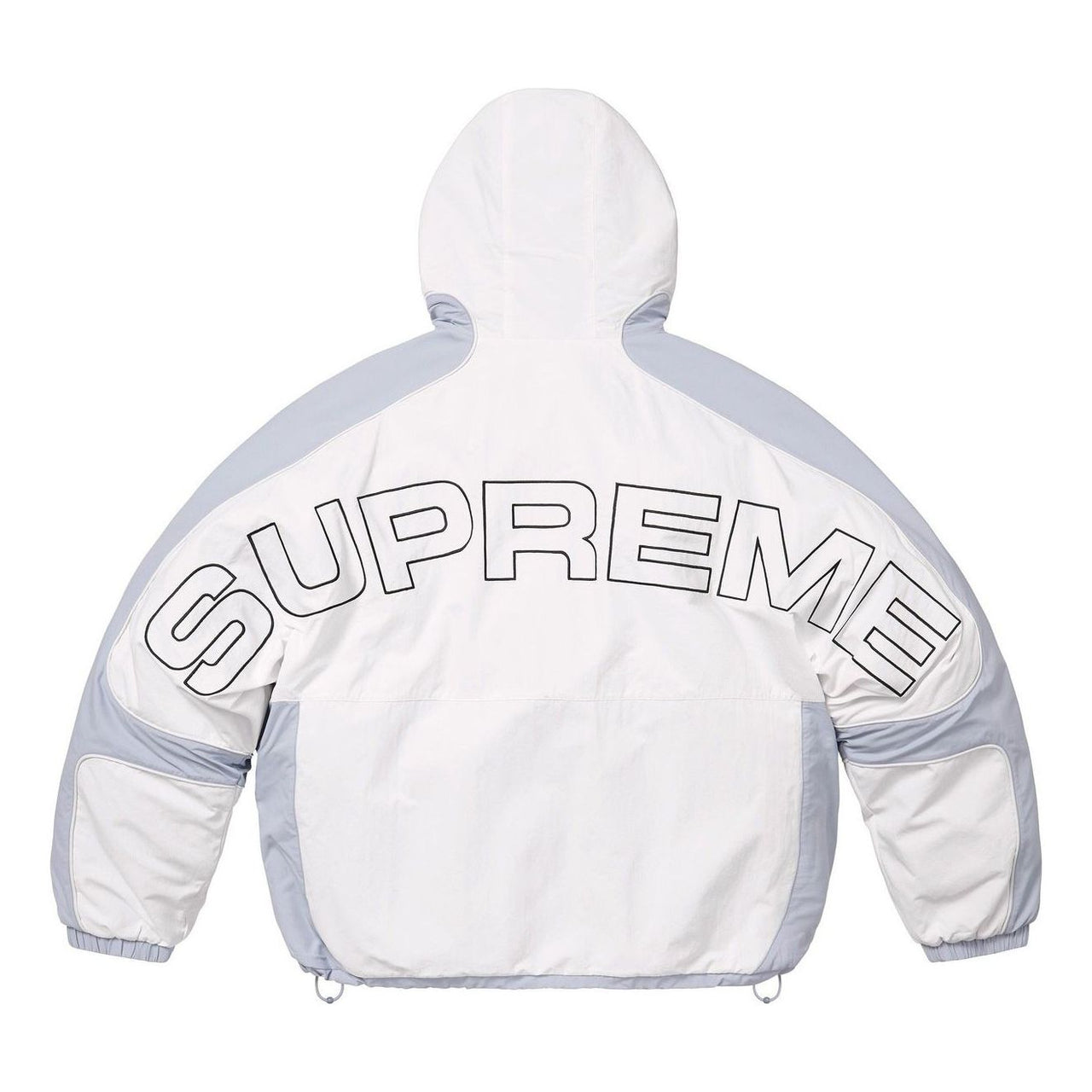 Supreme Faux Fur Reversible Hooded Track Jacket 'White' SS25J67-WHITE