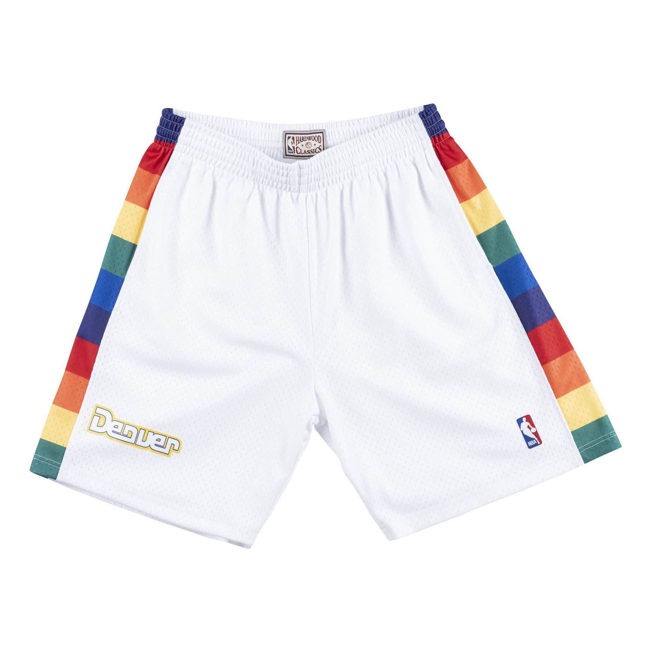 Mitchell & Ness NBA Swingman Shorts Denver Nuggets 1991-92 'White' SMSHCP18152-DNUWHIT91