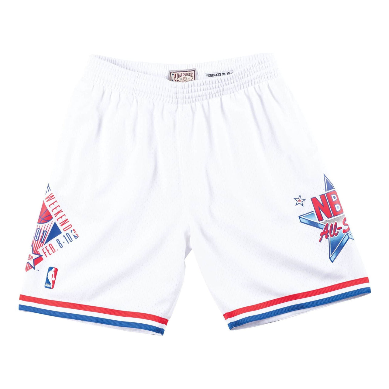 Mitchell & Ness NBA Swingman Shorts All-Star East 1991 'White' SMSHEL18011-ASEWHIT91
