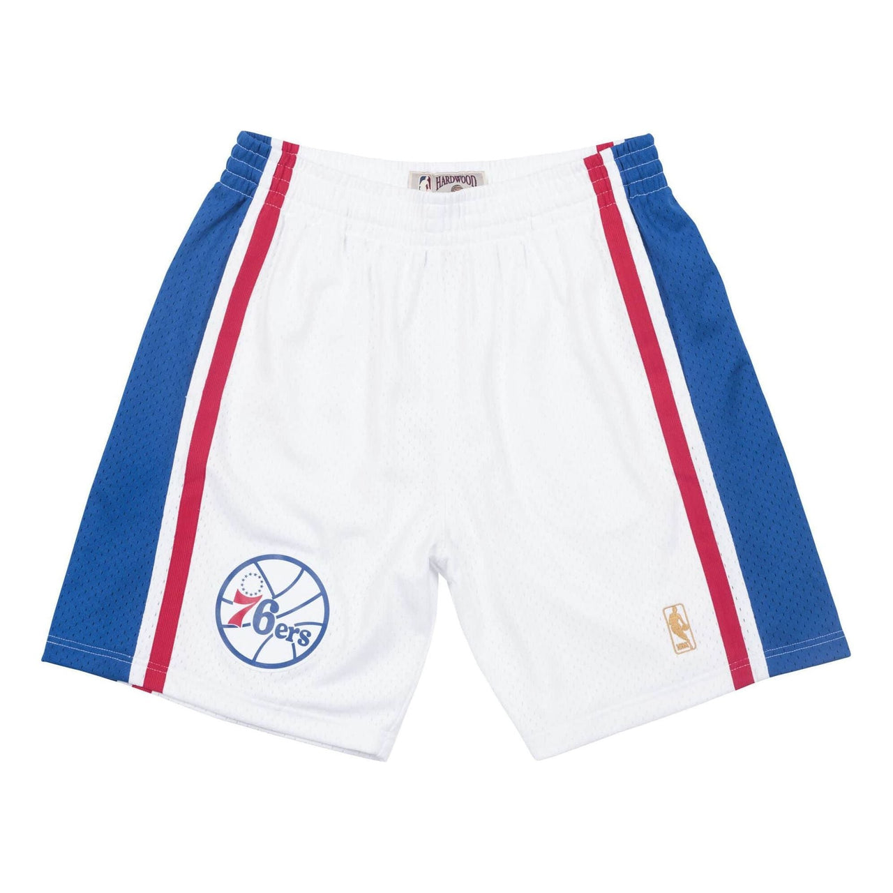 Mitchell & Ness NBA Swingman Shorts Philadelphia 76ers Home 1996-97 'White Blue Red' SMSHGS18246-P76WHIT96