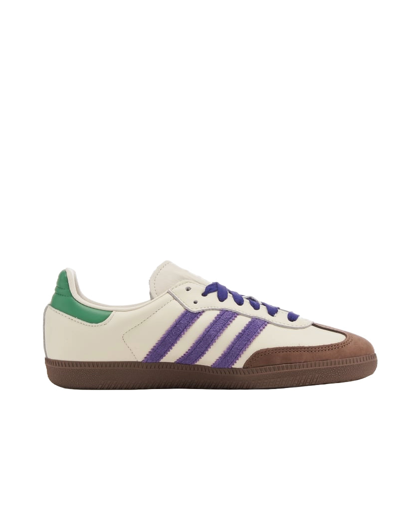 (WMNS) adidas Samba OG 'White Purple Green' ID8349