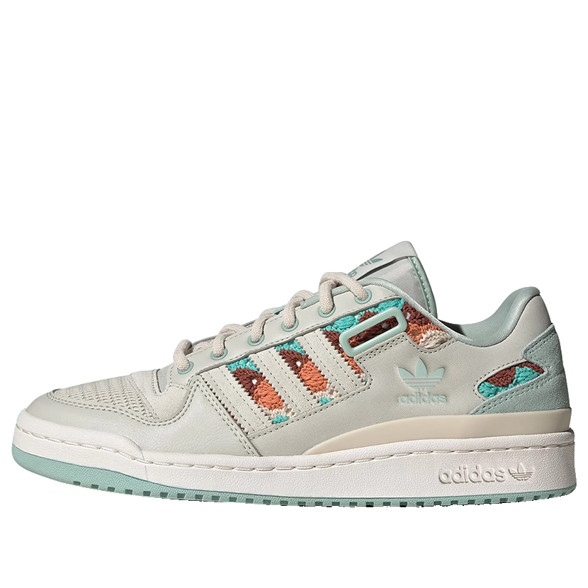 (WMNS) adidas Originals Forum Low Shoes 'Grey White Light Blue' IE0472
