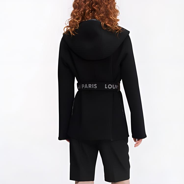 LOUIS VUITTON Coat Women's Black
