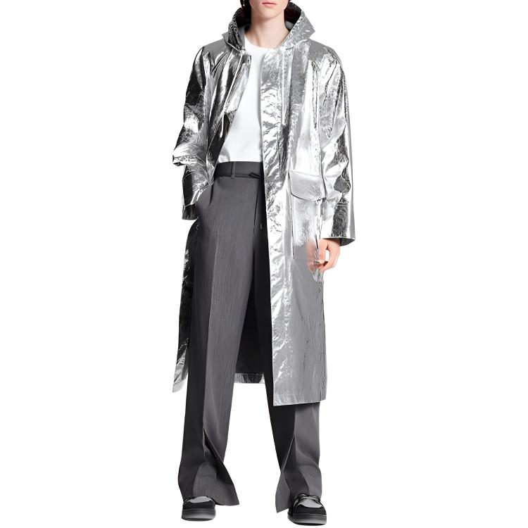 LOUIS VUITTON New Quarterly Products Of LV Casual Pants Men's Gray