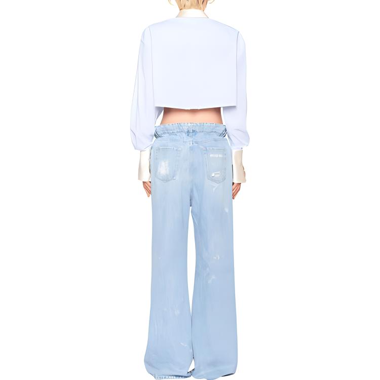 MIU MIU Shirts Women's Blue