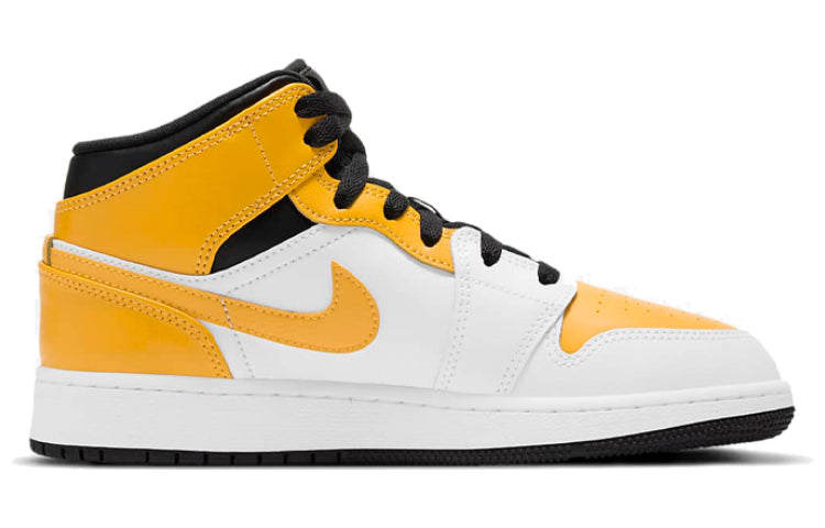 (GS) Air Jordan 1 Mid 'University Gold' 554725-170