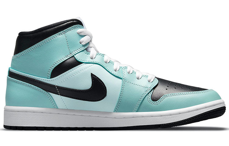 (WMNS) Air Jordan 1 Mid 'Aqua Black' BQ6472-300