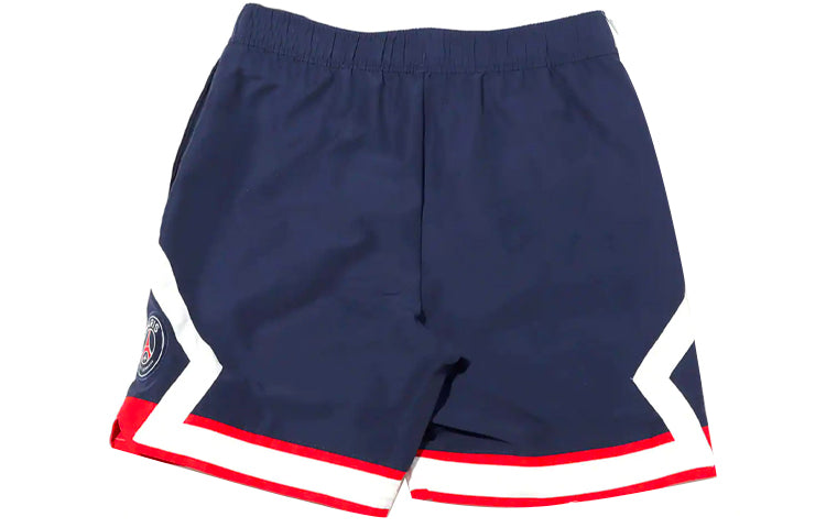 Air Jordan Loose Breathable Stripe Shorts Blue DB6517-410