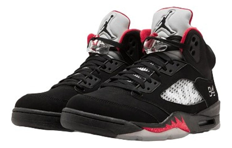 Air Jordan 5 Retro x Supreme 'Black' 824371-001