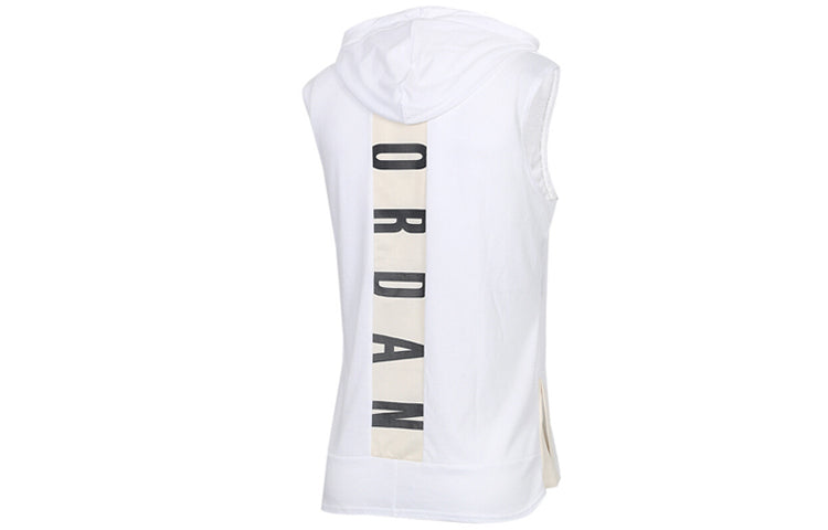 Air Jordan Dri-FIT 23 Alpha Quick Dry Training hooded Sleeveless Vest White AJ1062-100