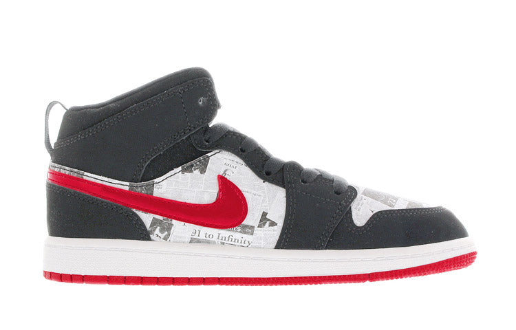 (PS) Air Jordan 1 Mid SE 'Newspaper Air Times' BQ6932-061