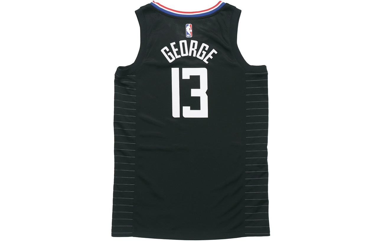 Air Jordan NBA SW Fan Edition Los Angeles Clippers Jersey 2020-21 Season George No. 13 Black CV9480-012