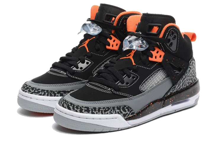 (GS) Air Jordan Spiz'ike 'Black Electric Orange' 317321-080