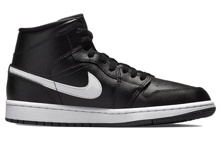 (WMNS) Air Jordan 1 Mid 'Black White' DV0991-001