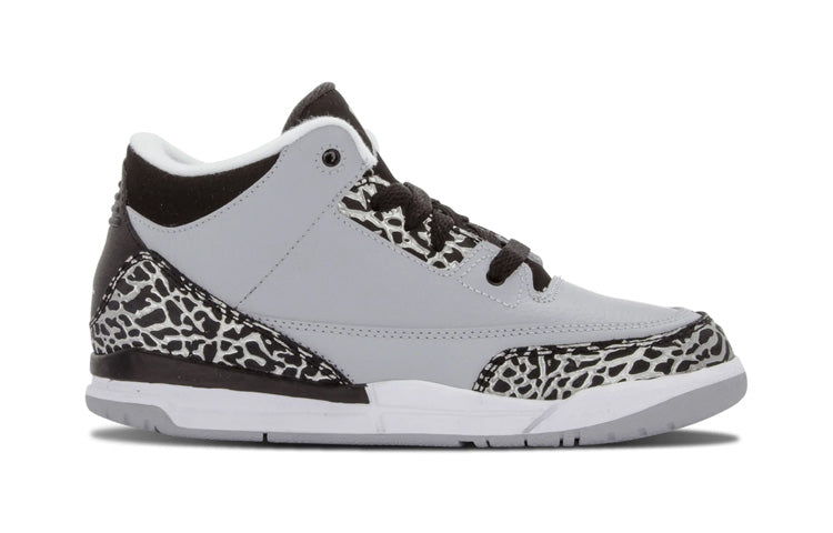 (PS) Air Jordan 3 Retro Bp 'Wolf Grey' 429487-004