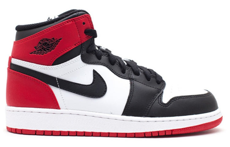 (GS) Air Jordan 1 Retro High OG 'Black Toe' 2013 575441-184