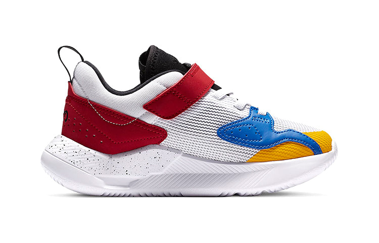 (PS) Air Jordan Cadence Running Shoes Red/Yellow/Blue CQ9234-101