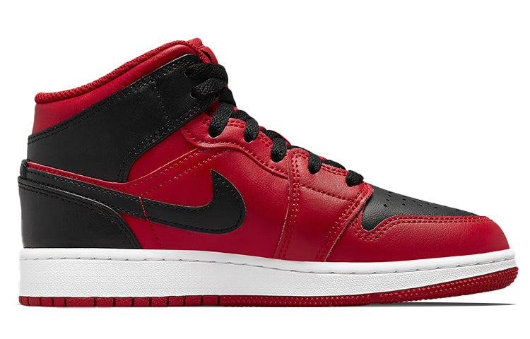 (GS) Air Jordan 1 Mid 'Reverse Bred' 554725-660