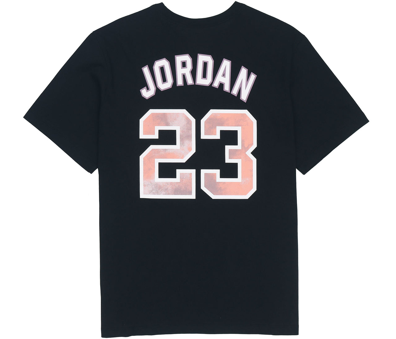 Air Jordan Sport DNA Solid Color Logo Alphabet Numeric Round Neck Short Sleeve Black DO8899-010