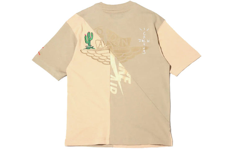 Air Jordan x Cactus Jack by Travis Scott Short-Sleeve T-Shirt 'Khaki Desert' CW3167-247