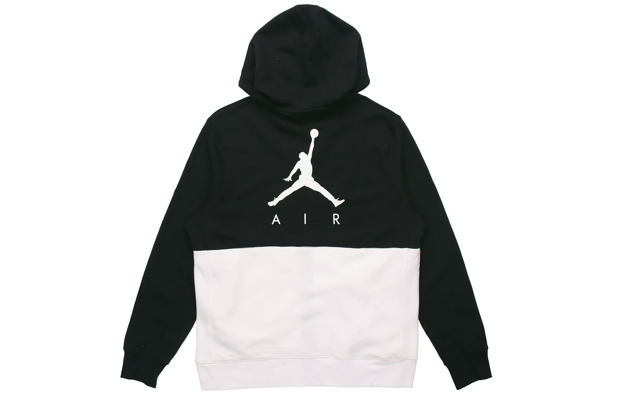 Air Jordan Flying Man Logo Printing Fleece hooded Sports Black CK1353-011