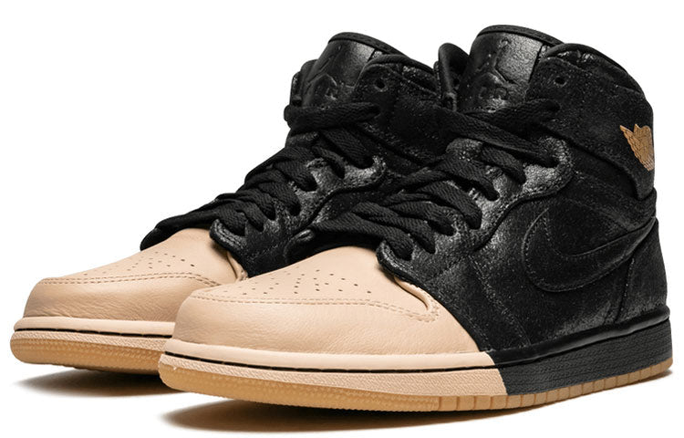 (WMNS) Air Jordan 1 Retro High Premium 'Dipped Toe Black' AH7389-007