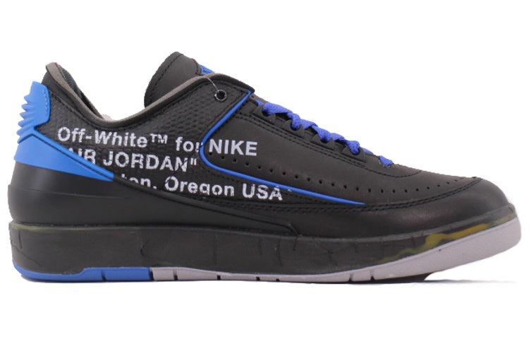 Air Jordan 2 Retro Low SP x Off-White 'Black Varsity Royal' DJ4375-004