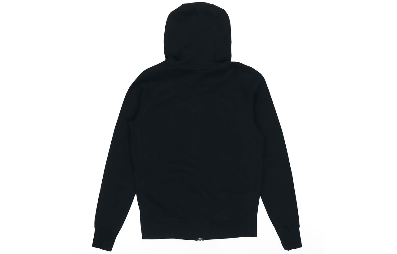 Air Jordan Embroidered Knit Hooded Jacket Men's Black AH3932-010