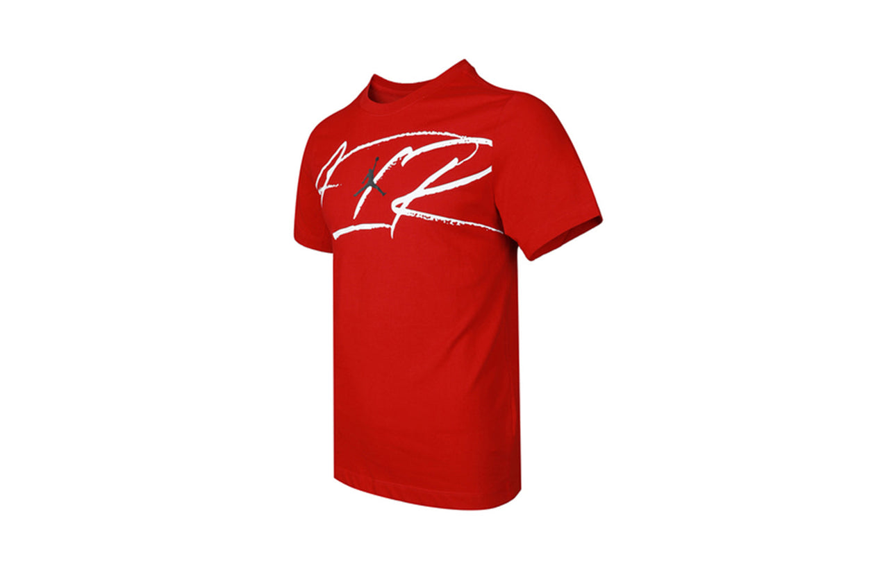 Air Jordan Air Script Basketball Short Sleeve Red CN3579-687