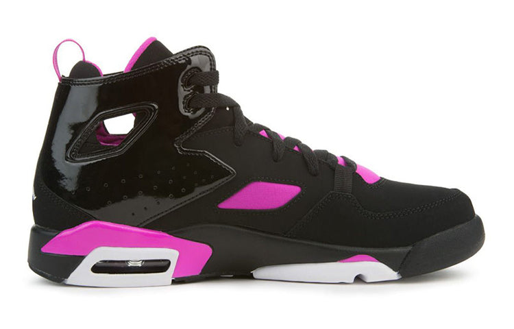 (GS) Air Jordan Flight Club 91 'Black Fuchsia Blast' 555333-028