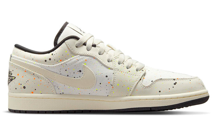 Air Jordan 1 Low 'Brushstroke Swoosh - Paint Splatter' DM3528-100